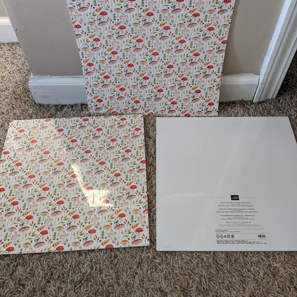 Stampin' Up NWT Painted Seasons Designer Series Paper Packs - Set of 3